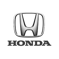 Honda company logo with a white background